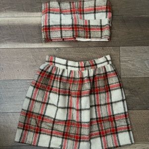 Vintage Checkered Two Piece